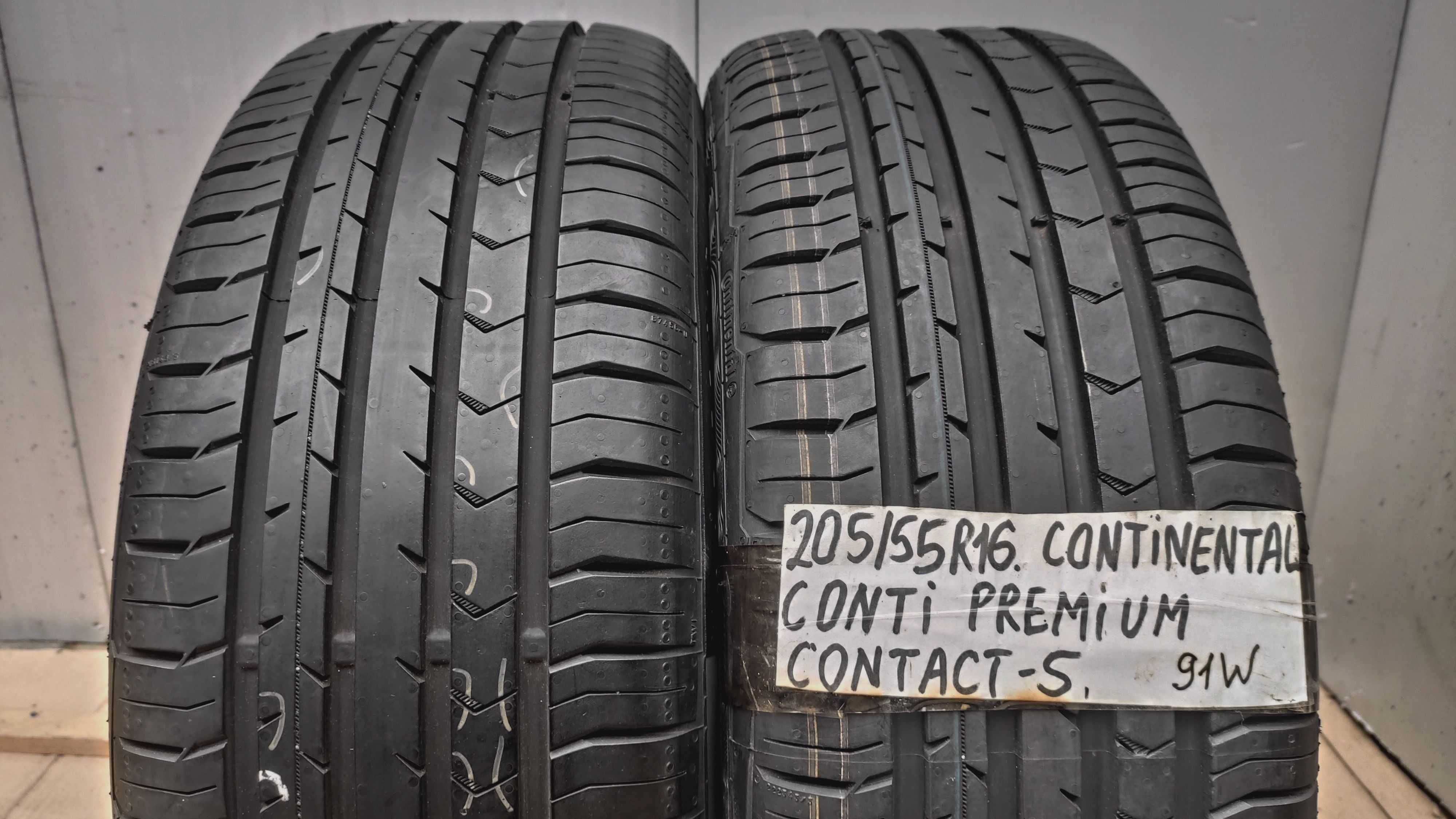 шина 205/55R16. Goodyear  Continental. 99%. 2020р