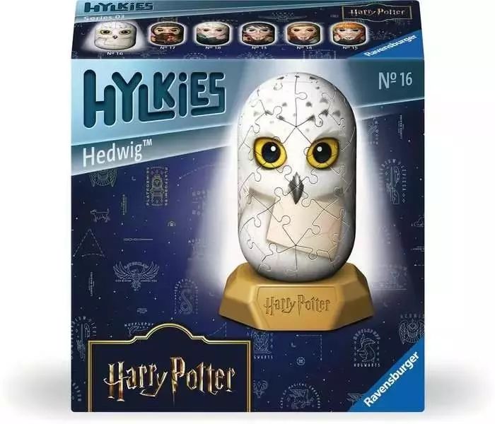 Puzzle 3D Hylkies: Hedwiga. Ravensburger. Nowy Produkt