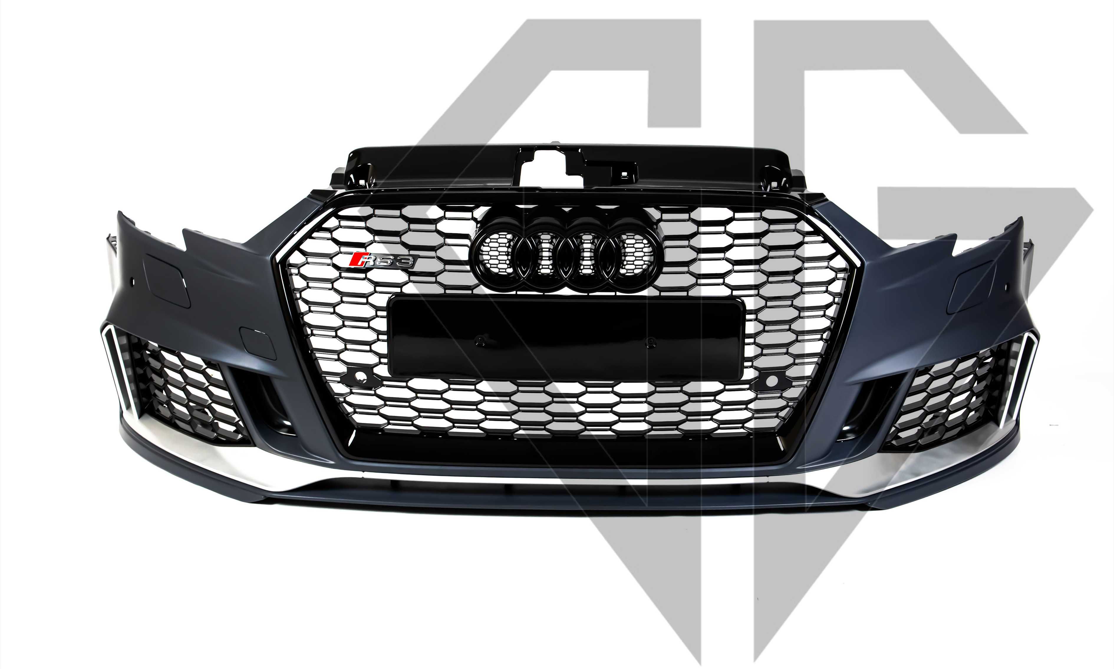 Передний бампер Audi A3 2016-2020год (в стиле RS)