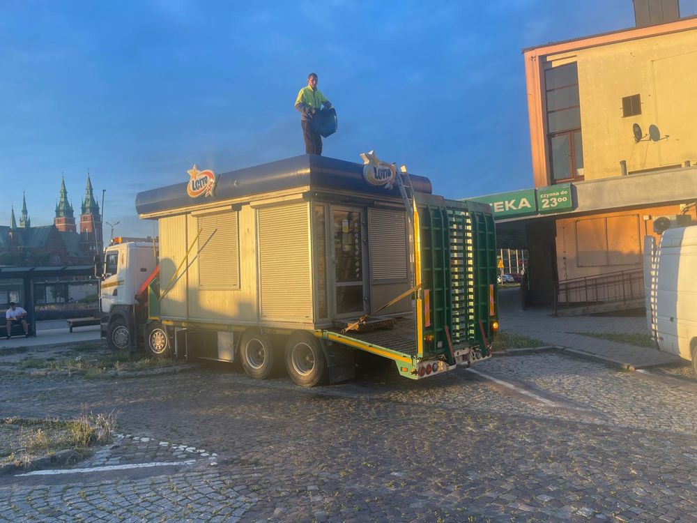Usługi transportowe HDS DŹWIG/żuraw . Rozbiórki, transport.