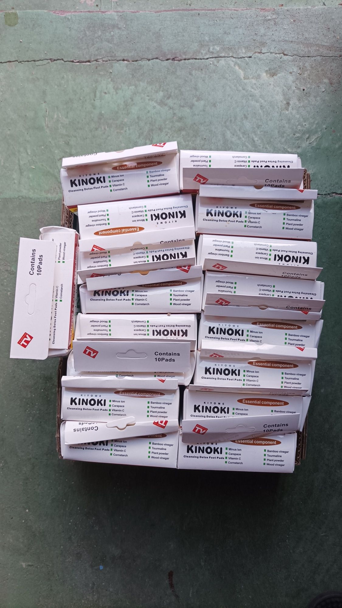 16x plastry oczyszczające na stopy detox kinoki 10 szt
