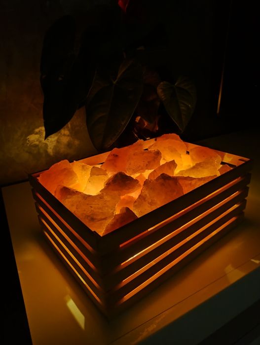 Lampka solna - hand made ! Sól pomarańczowa