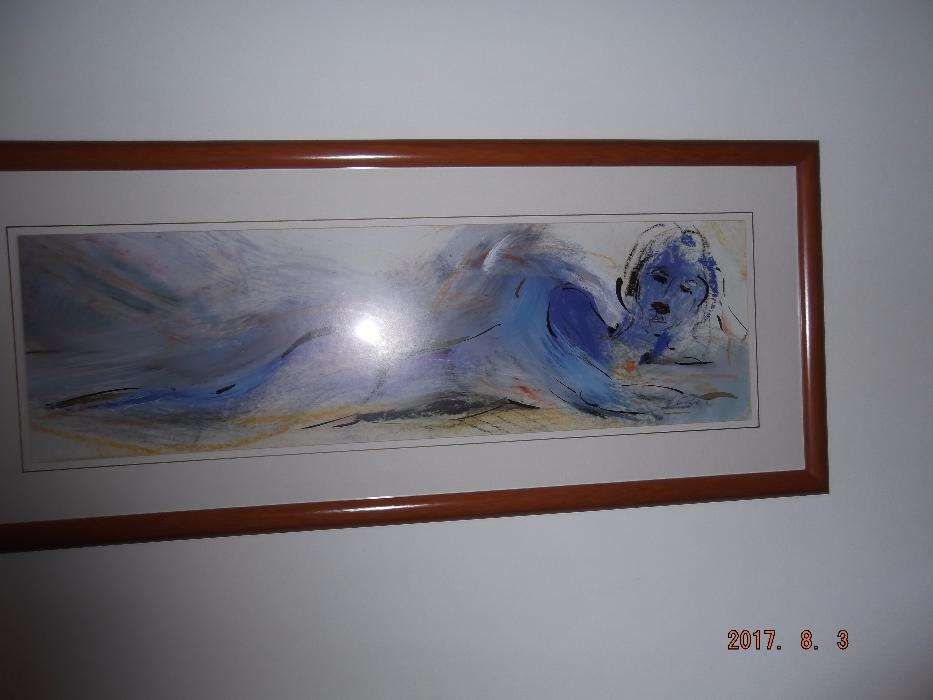 Quadro de parede "MUSA" pintado em 1987