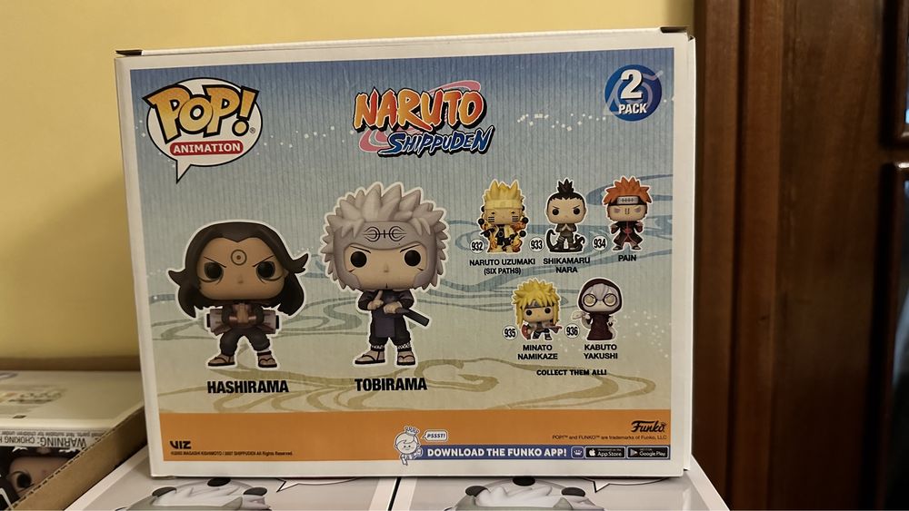 Funko pop naruto hashirama tobirama 2 pack