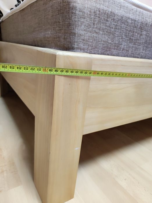 Дерев'яне ліжко з ЯСЕНА + МАТРАЦ