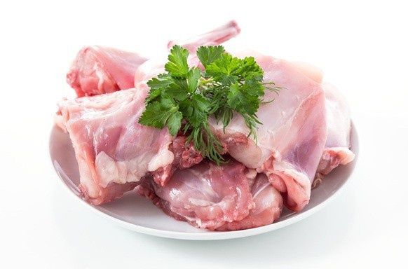 Свіже м'ясо домашнього кролика