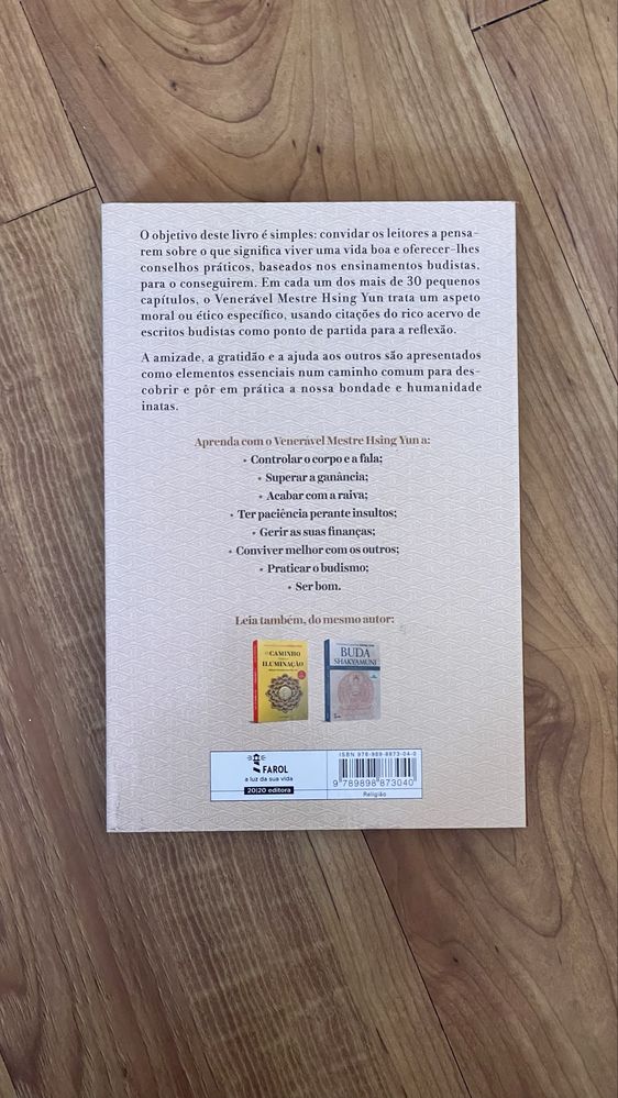Ser Bom - Mestre  Hsing Yun (PORTES INCLUÍDOS)
