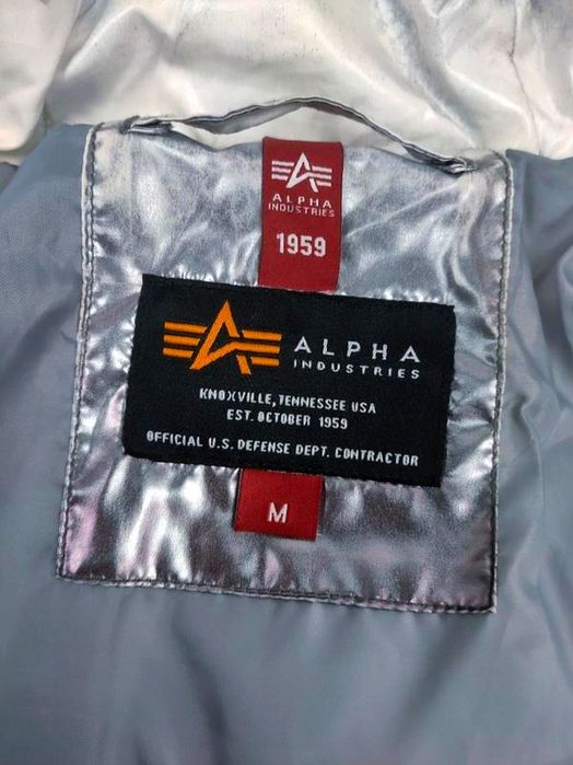 Куртка пуховик Alpha Industries чоловіча бомбер