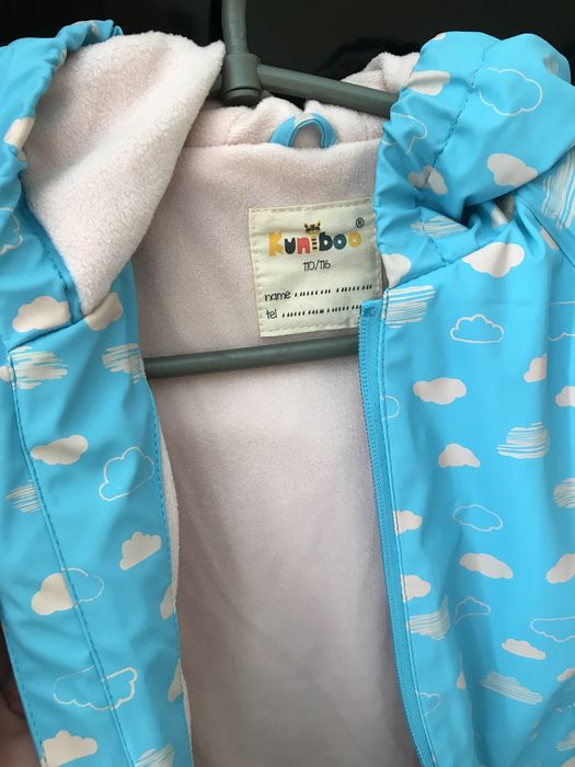 Дощовик куртка на флісі 110/116