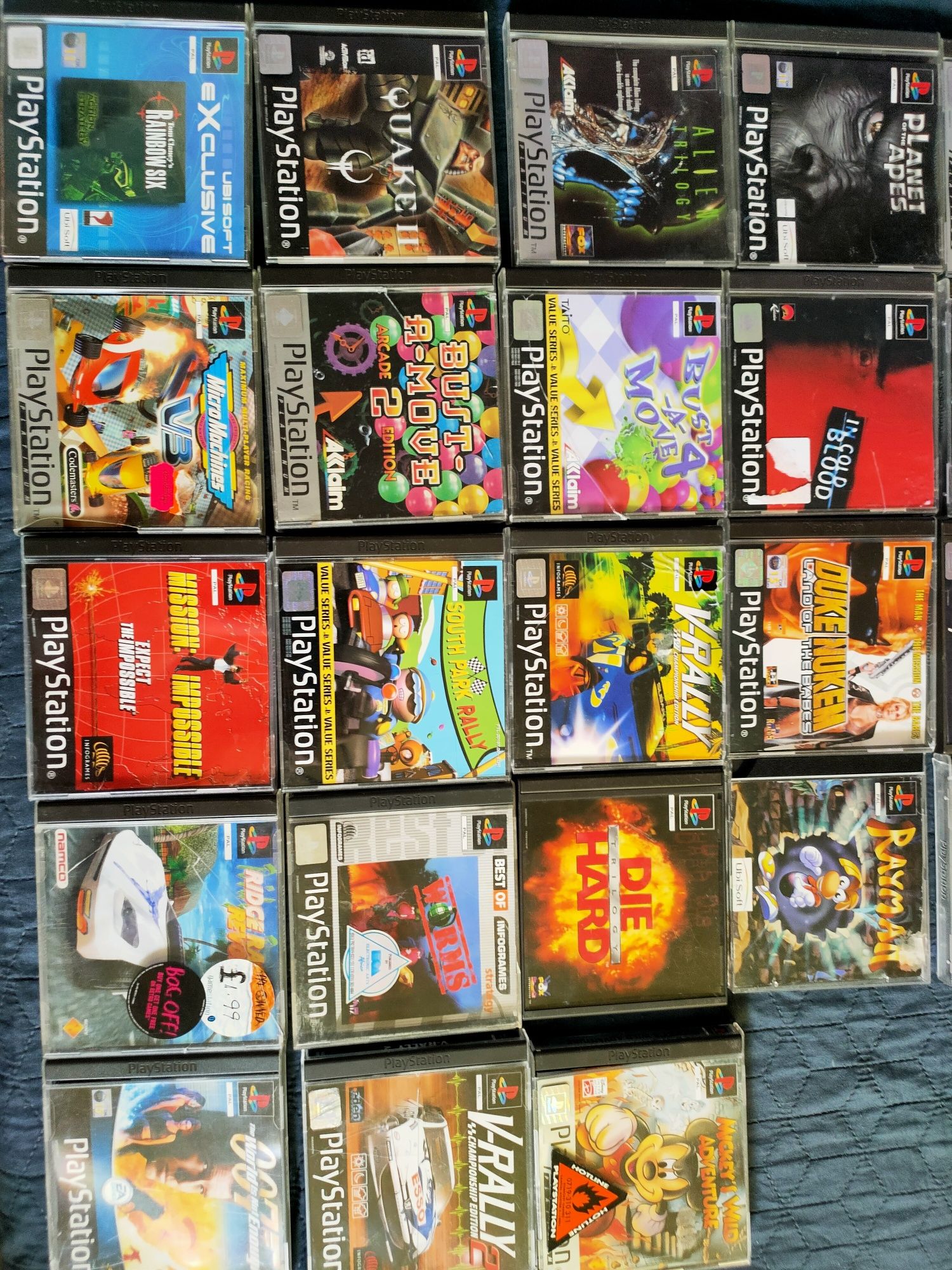 Psx.Ps1 gry 27 sztuk.Quake.Alien.Colin.inne.