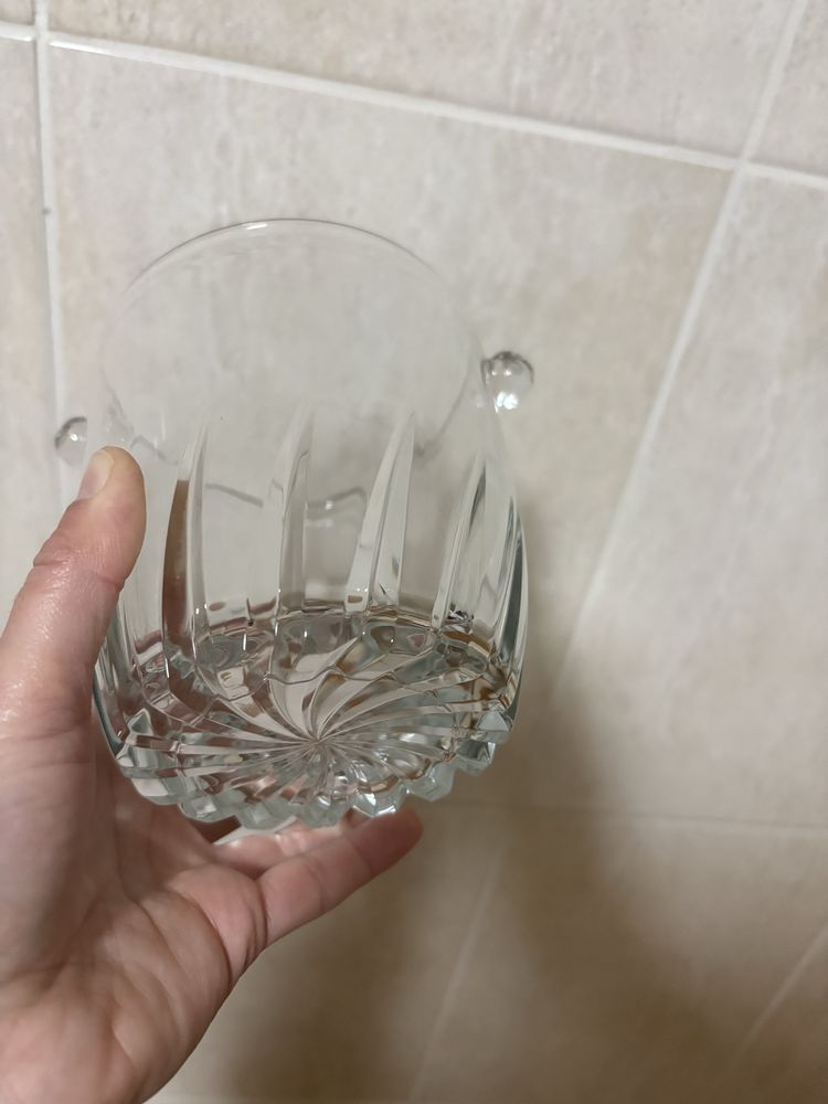 Balde para gelo com pinça inox