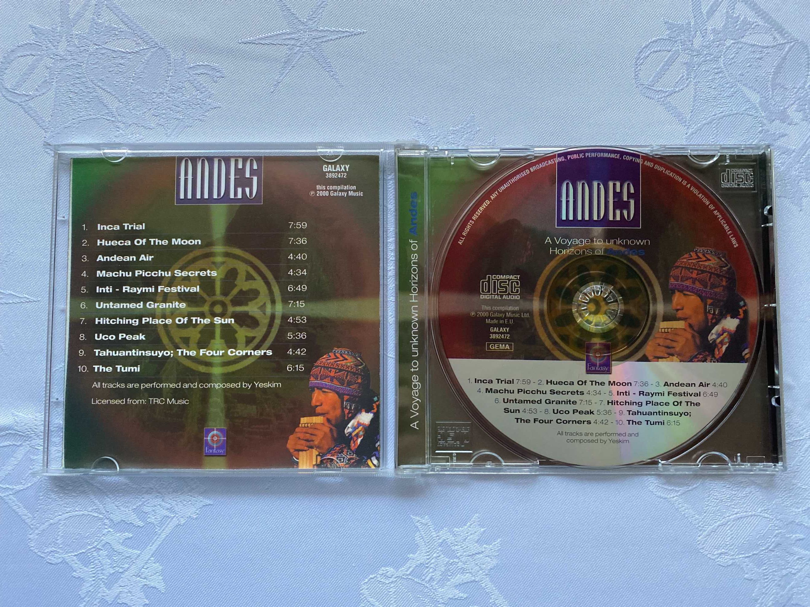 CD ANDES-muzyka relaksacyjna