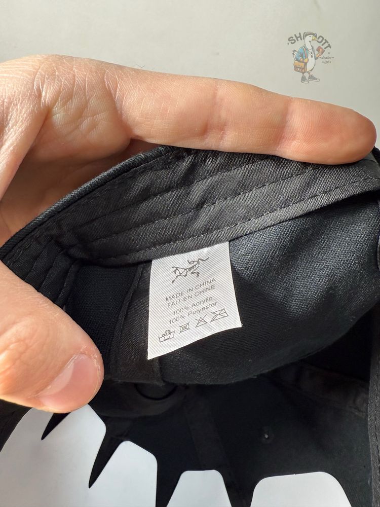 Арктерікс кепка чорна | ARC’TERYX cap | головний убір унісекс