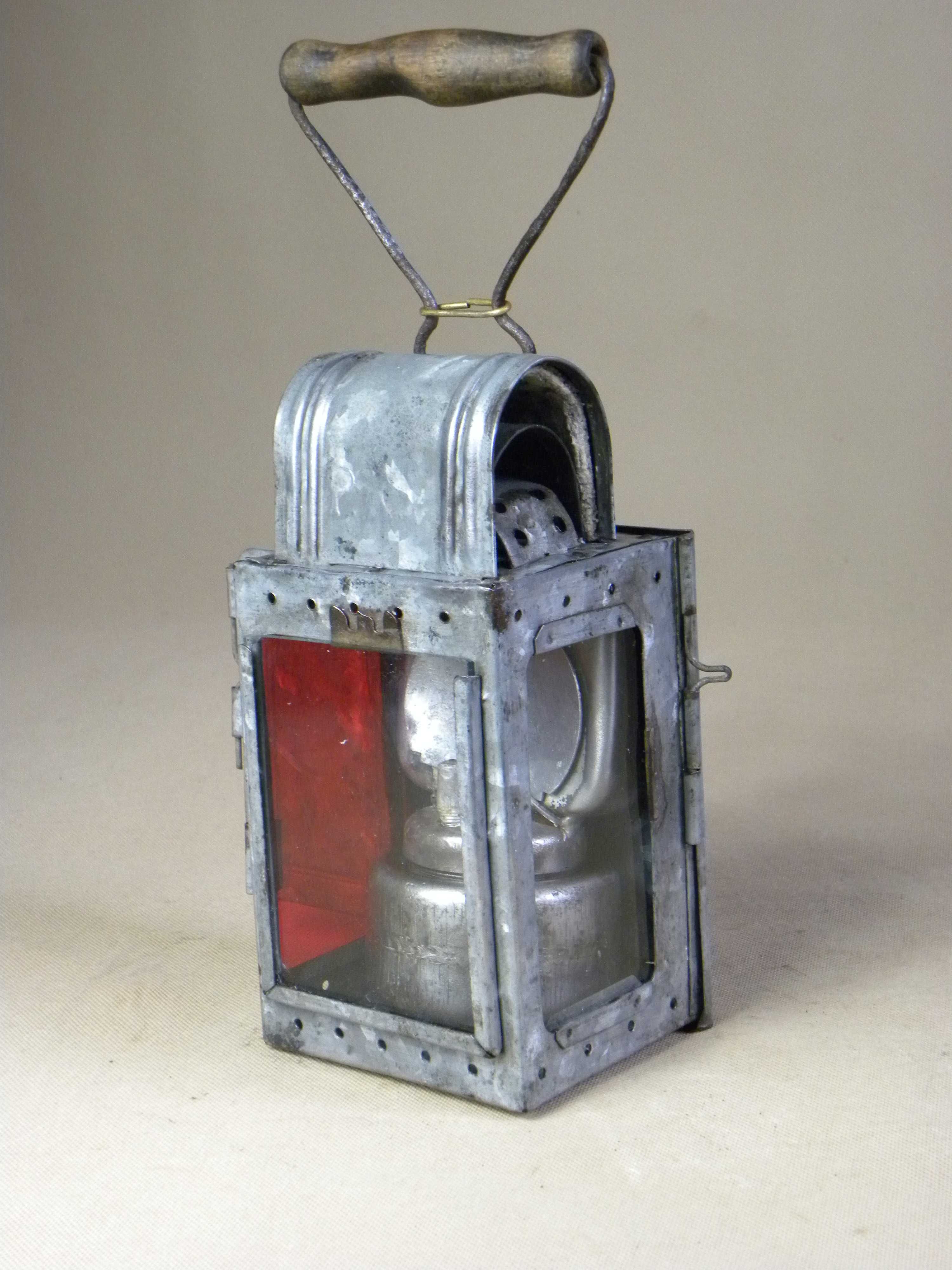 Kolekcjonerska polska lampa karbidowa kolejowa lampka na karbid PKP