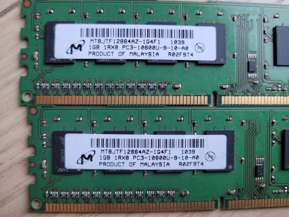 RAM DDR3 1 1 2 2x2 4 4 4 =20GB