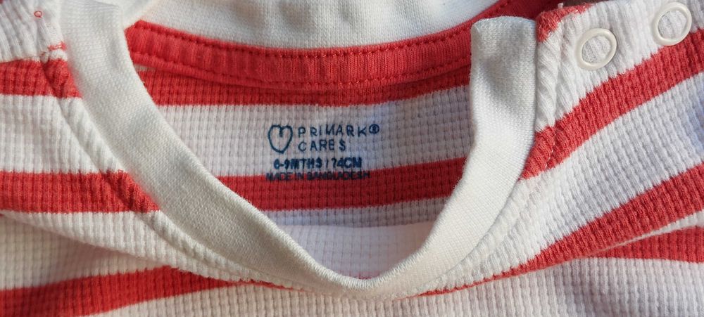 Conjunto Macacão + T-shirt Primark 6-9 meses