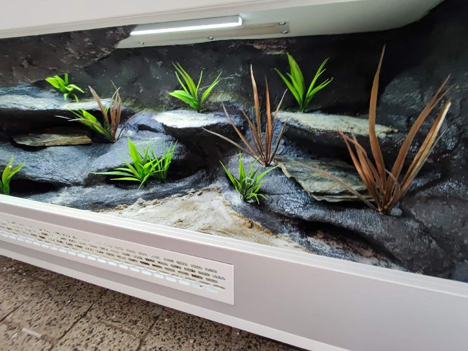 Terrarium 100x40x40 z płyty meblowej gekon agama jaszczurka KOŚCIAN