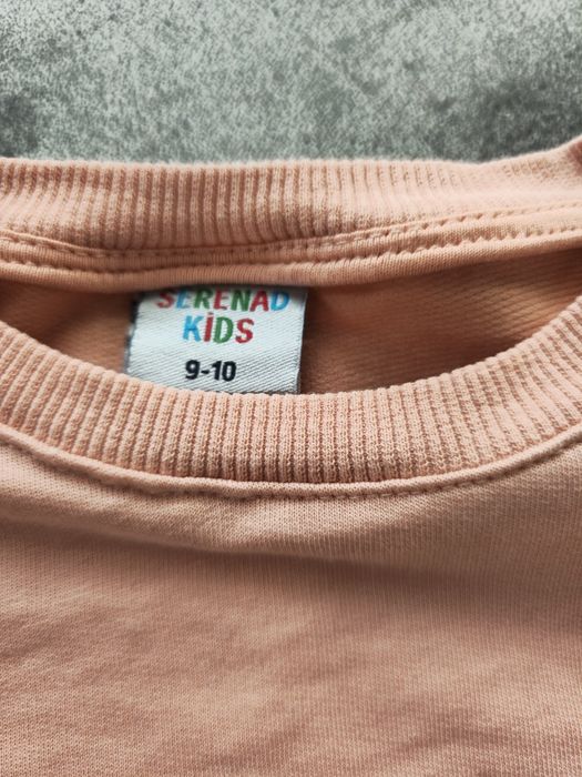 Bluza morelowa ze sowa sówka 134/140cm