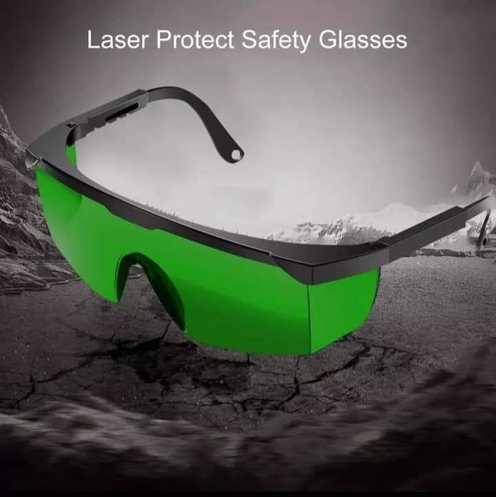 Oculos de protecao laser verde