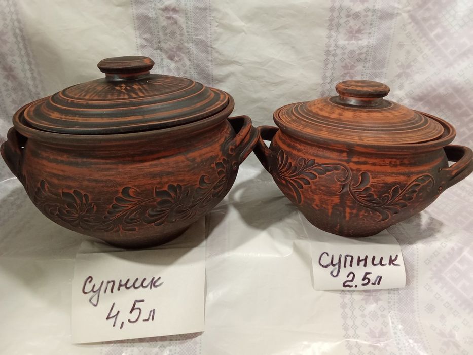 Супники, жоровні, макітки. Червона глина