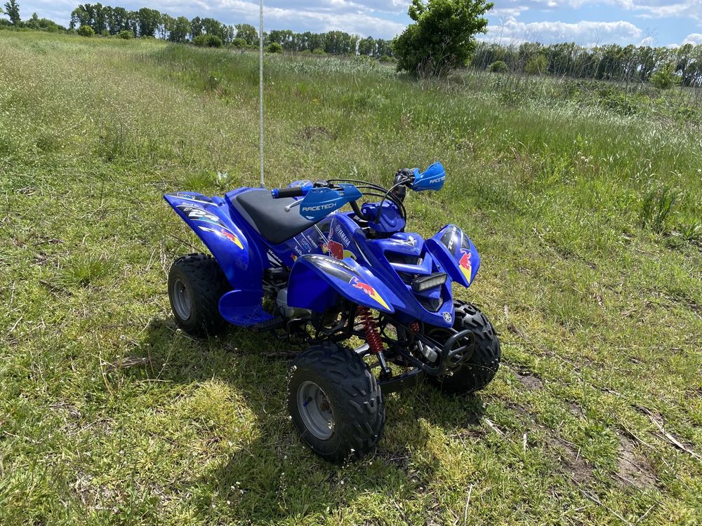 Детский Кавалроцикл Yamaha raptor 80