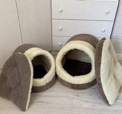 Тепла хатинка лежанка будиночок лежак домик для кота собачки кошки