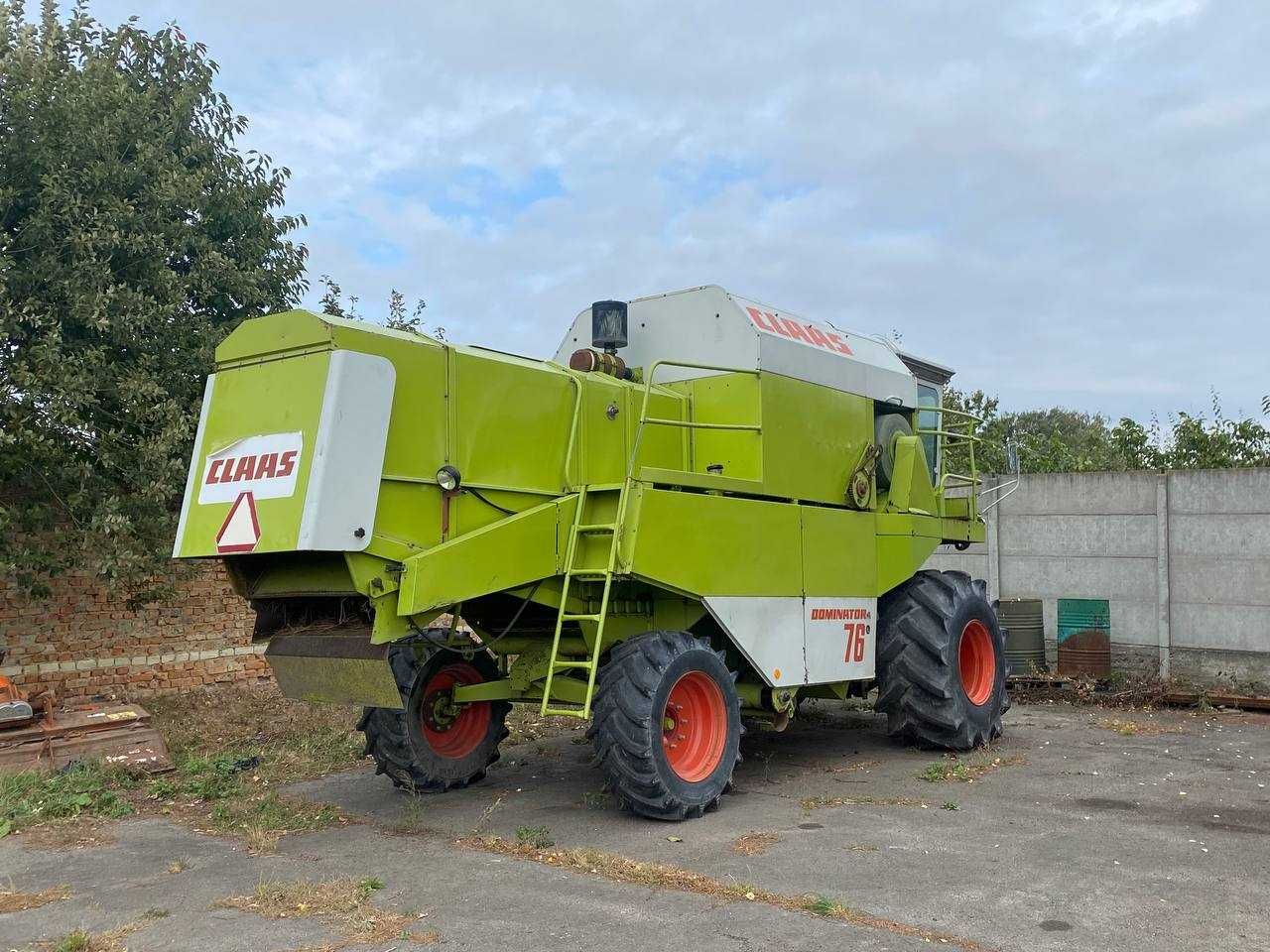 Комбайн Claas Dominator 76,78,98 із Норвегії 2000мт повнопривідний