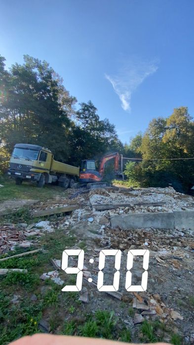 Wywóz gruzu ziemi Transport wywrotka kliniec żwir transport drewna
