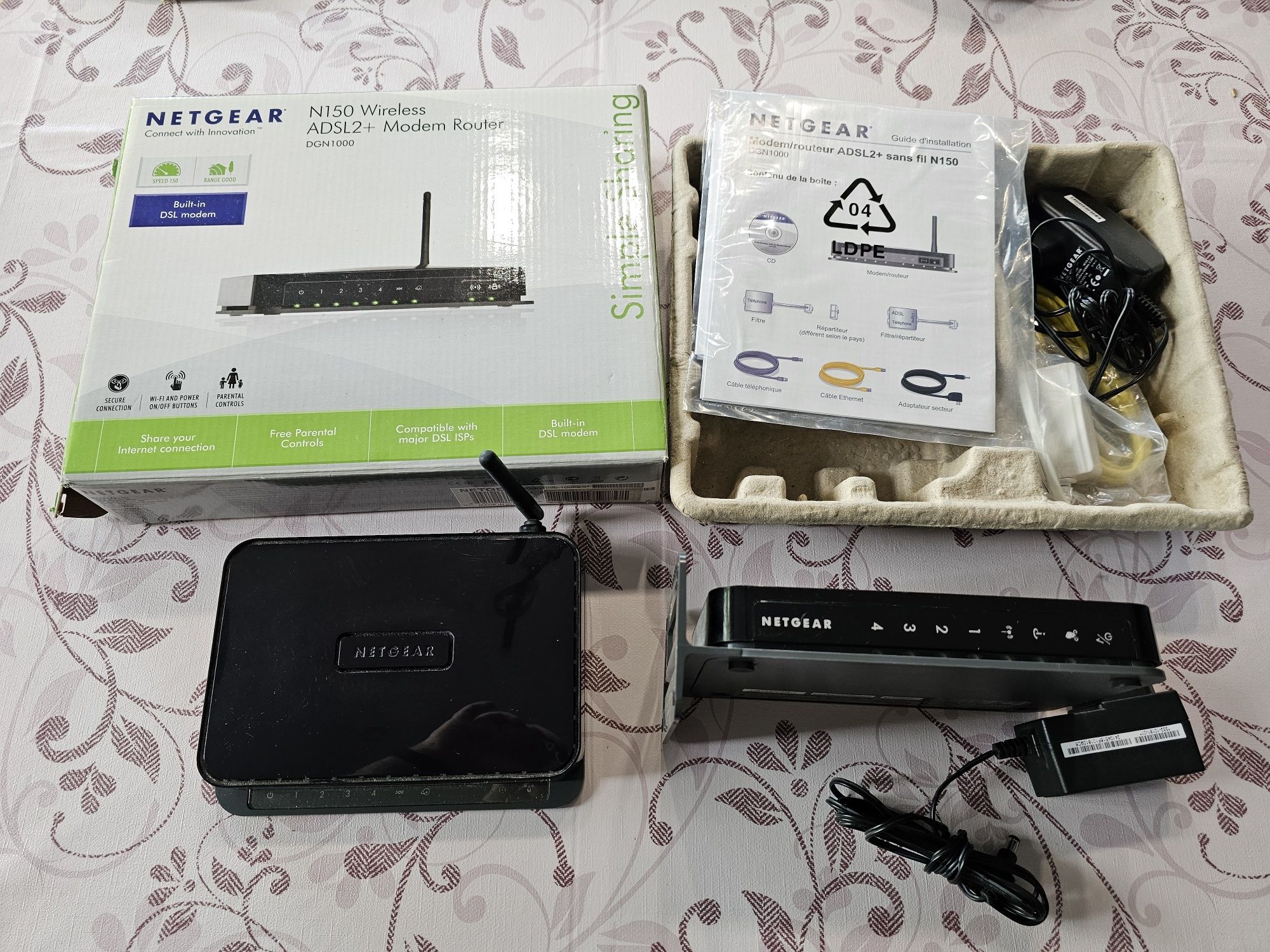 Dwa routery Netgear