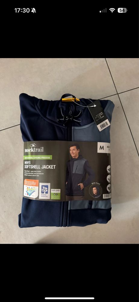 Kurtka męska softshell wiatrówka
