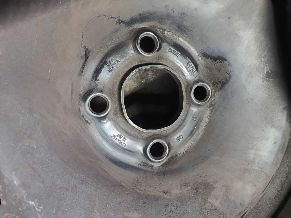 Koła zimowe na stalowych felgach chevrolet Aveo