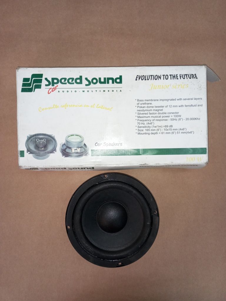 Colunas auto Speed Sound 100w