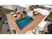 Apartamento T2 novo com piscina nos Jardins do Amparo