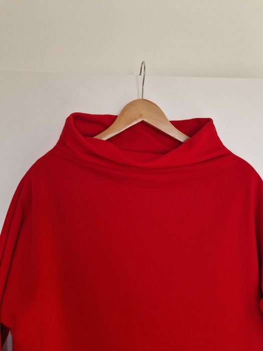 Fuksiara tunika z rozcięciem Risk made in Warsaw