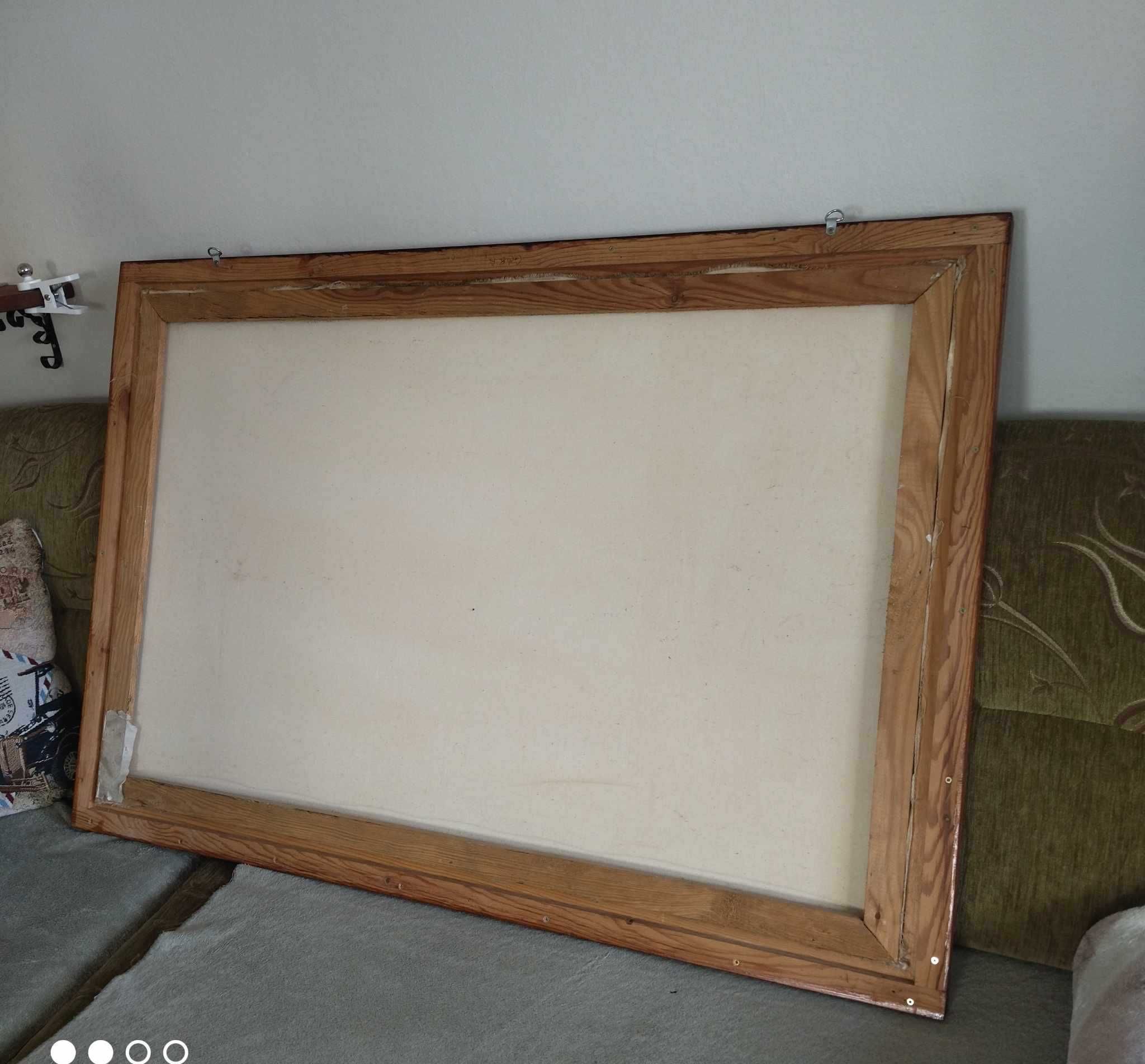 Duży obraz malowany na płótnie 109 x 74 c.