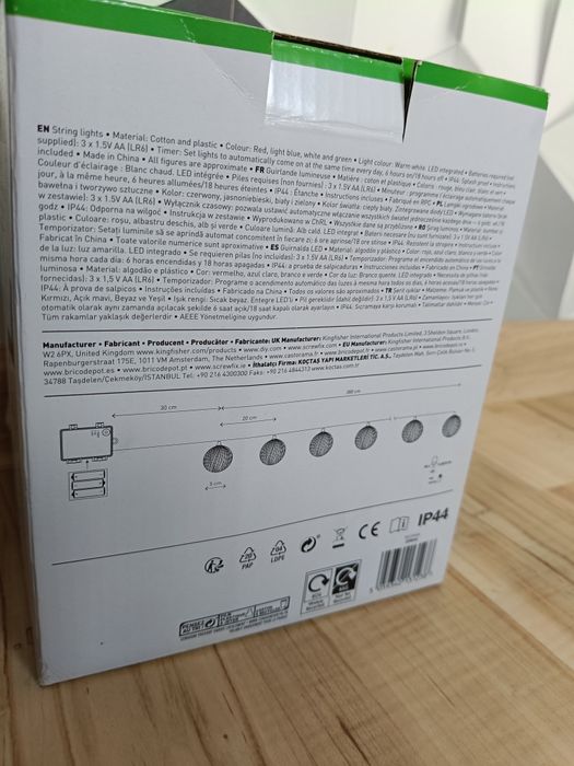 Lampki ogrodowe kule światełka