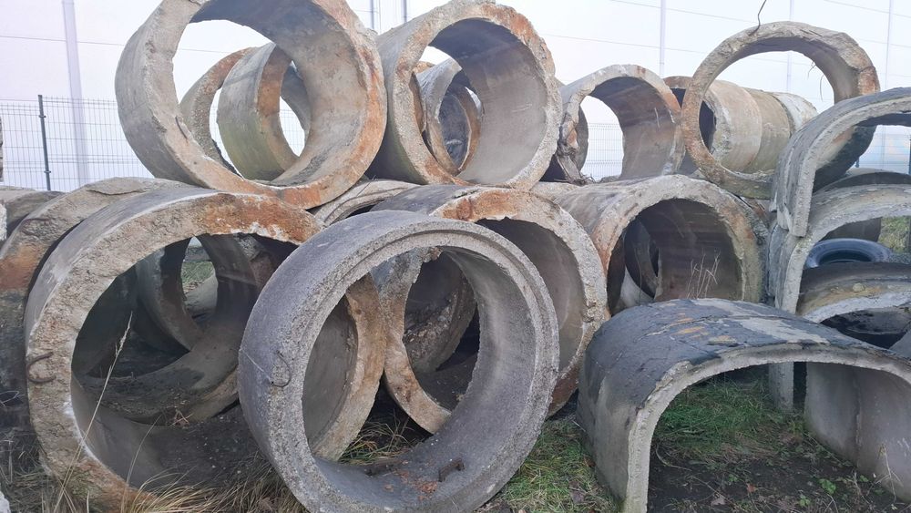 Kręgi betonowe, przepust