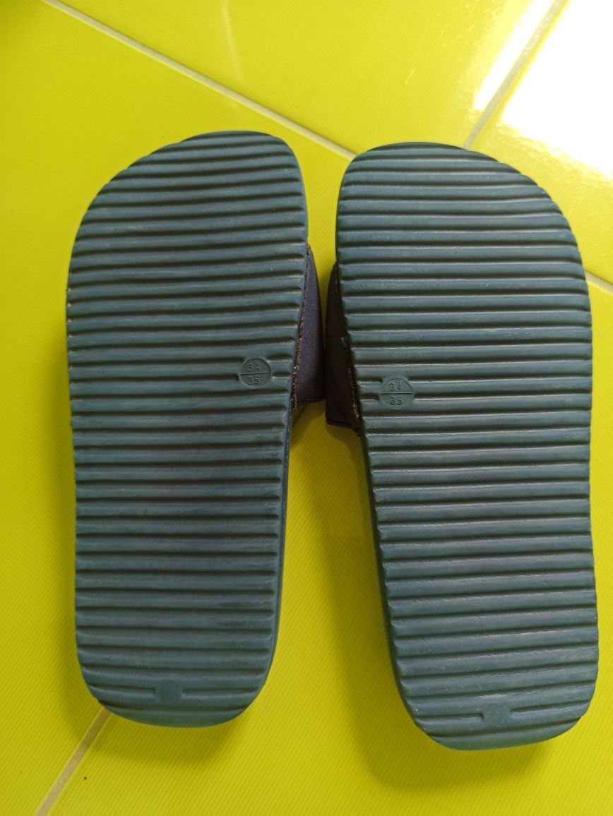 Klapki H&M, rozmiar 34/35