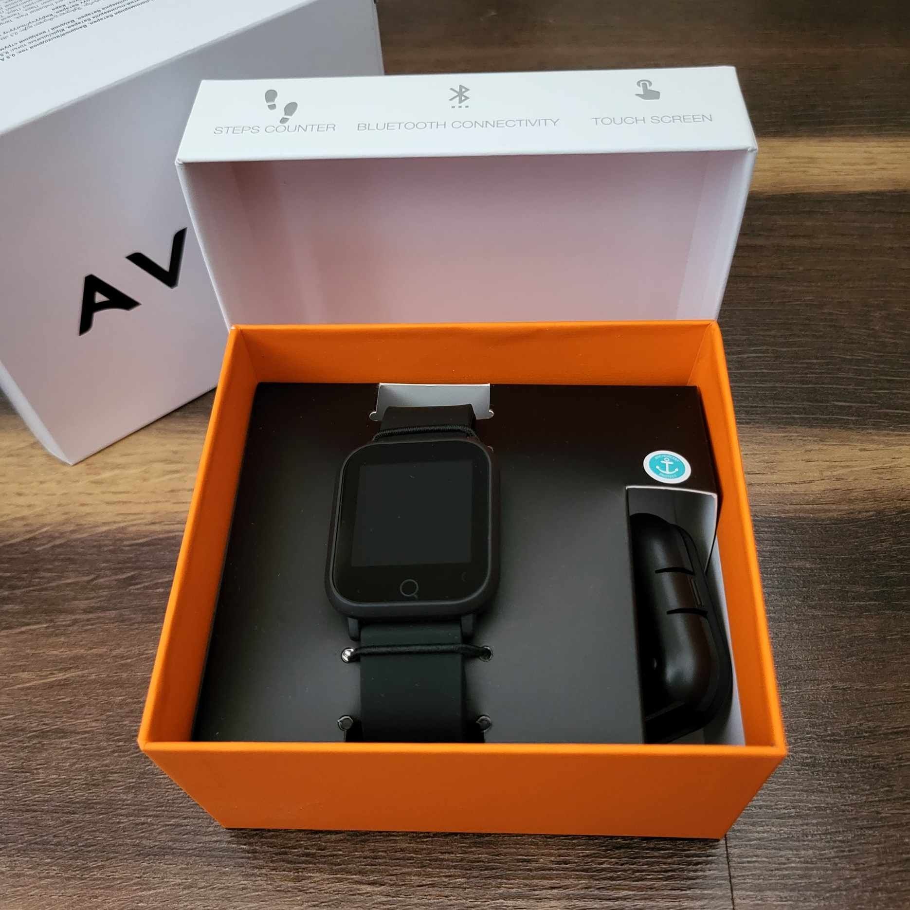 Smartwatch męski KIAH czarny