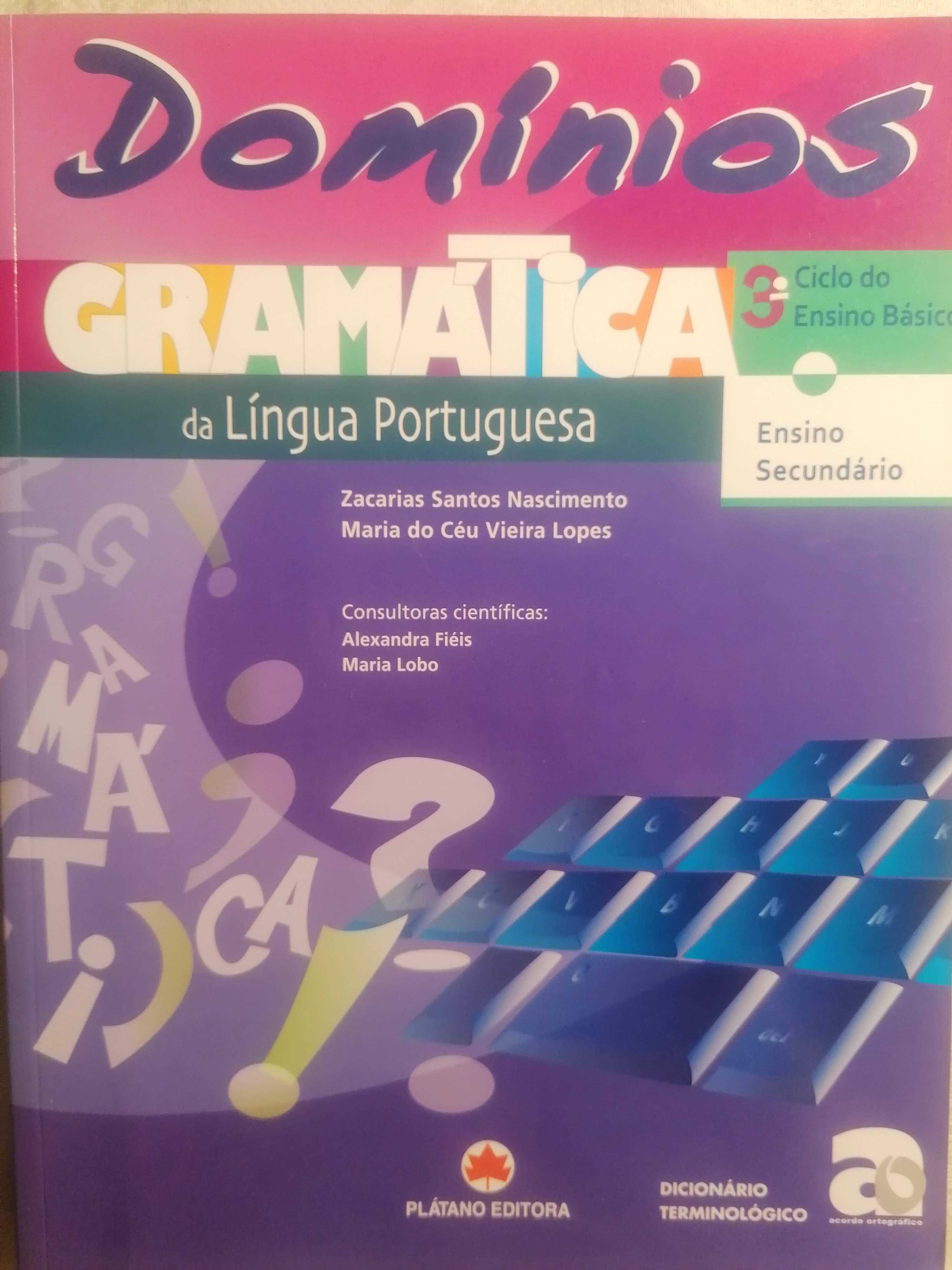 Gramática de Língua Portuguesa, Domínios, da Plátano, 3º C._Secundário