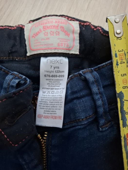 Spodnie jeansowe next 122
