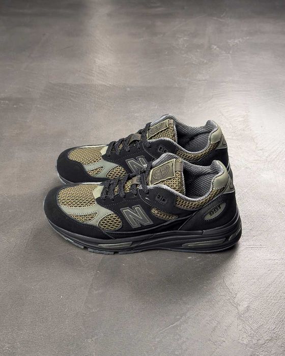 Кросівки STONE ISLAND X NEW BALANCE 991V2 Black Olive