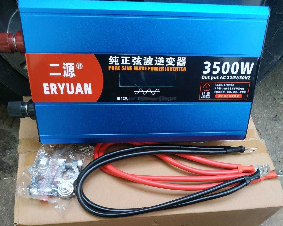 Інвертор Инвертор Преобразователь с чистой синусоидой 12v 3500w LCD