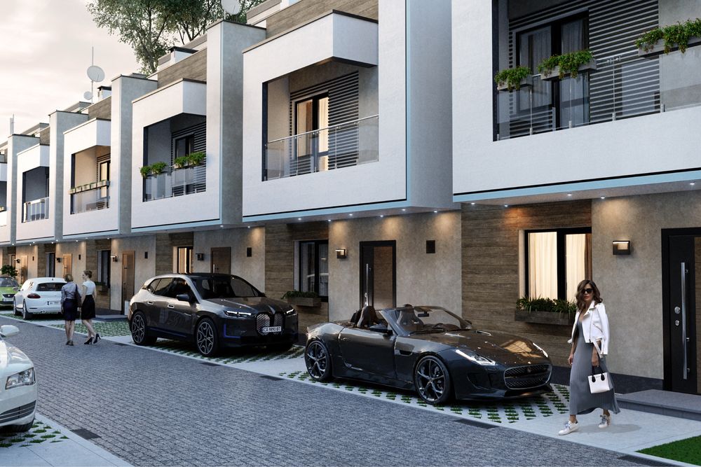 Таунхауси біля Річ Тауна ‼️570$ /м2. ЦЕНТР. Комунікаціі і ГАЗ