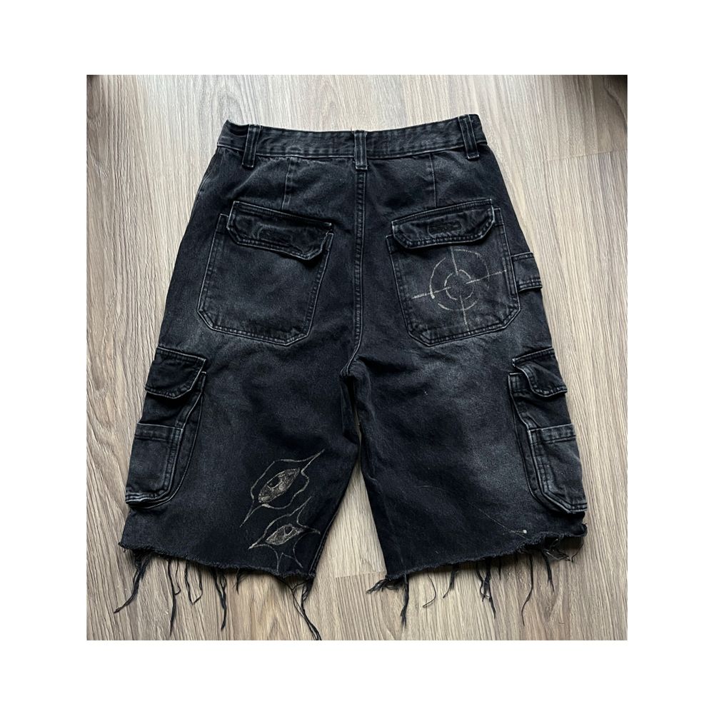 Spodenki bermudy jorts handmade custom szerokie baggy