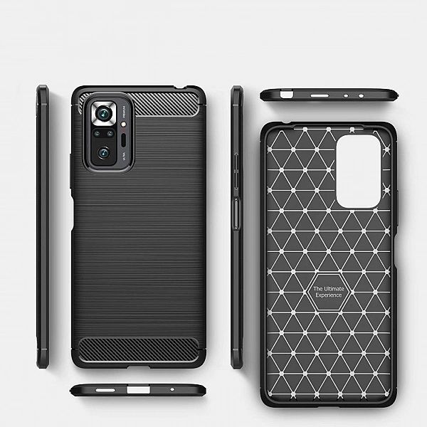 Etui Tpucarbon do Xiaomi Redmi Note 10 Pro Black