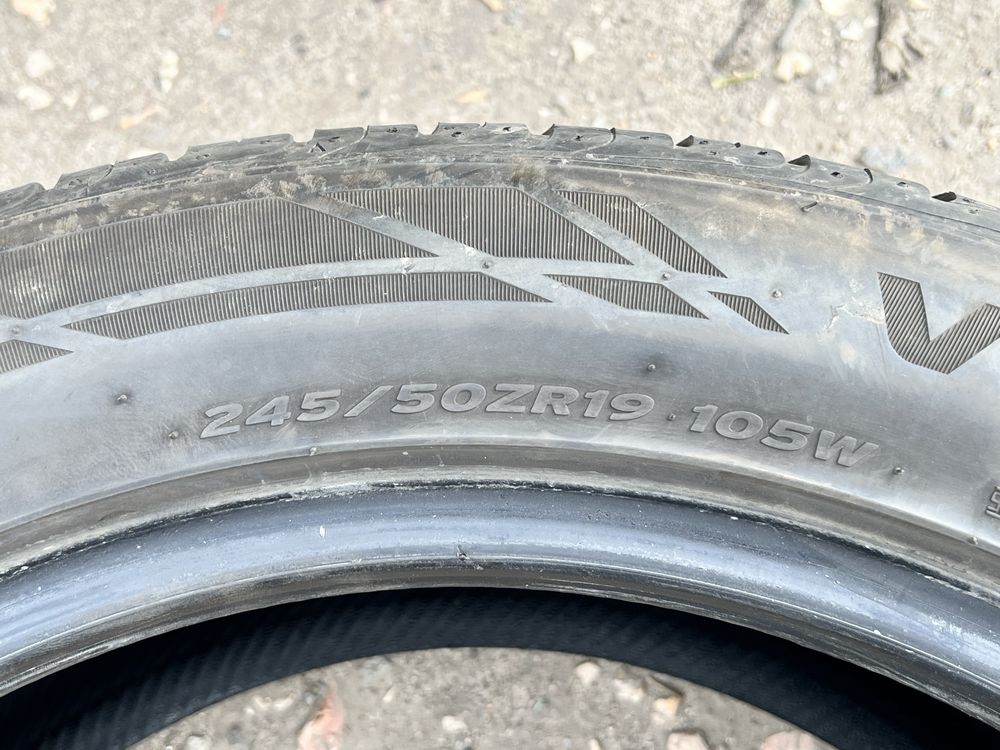 245 / 50 / ZR 19 Hankook Ventus S1.  M+S   (7 mm)