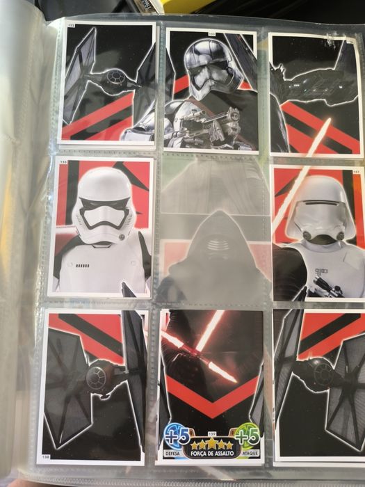 Cartas Star Wars Force Attax da Topps