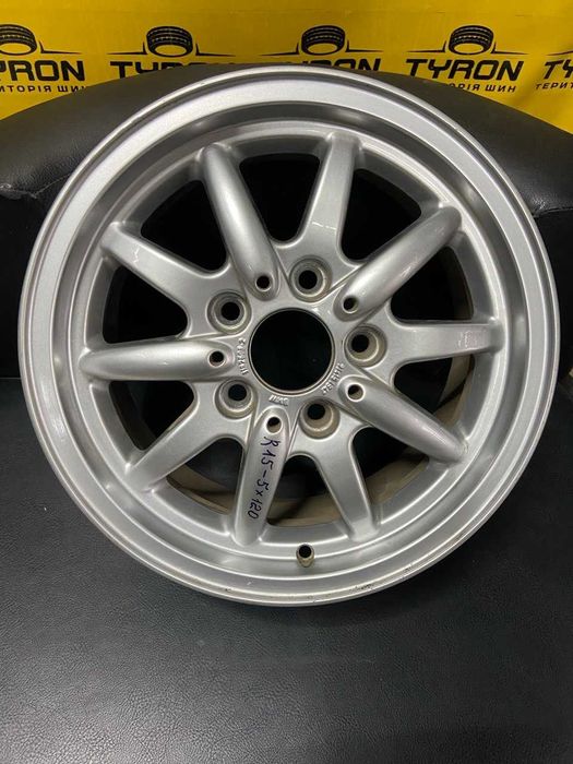 Титанові диски R15 5*120 7J ET47 DIA72 BMW