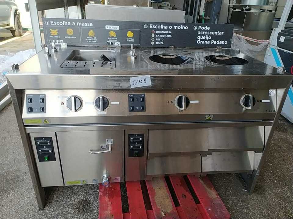 Fogão e hote pastas e fritos comidas rápidas SILKO